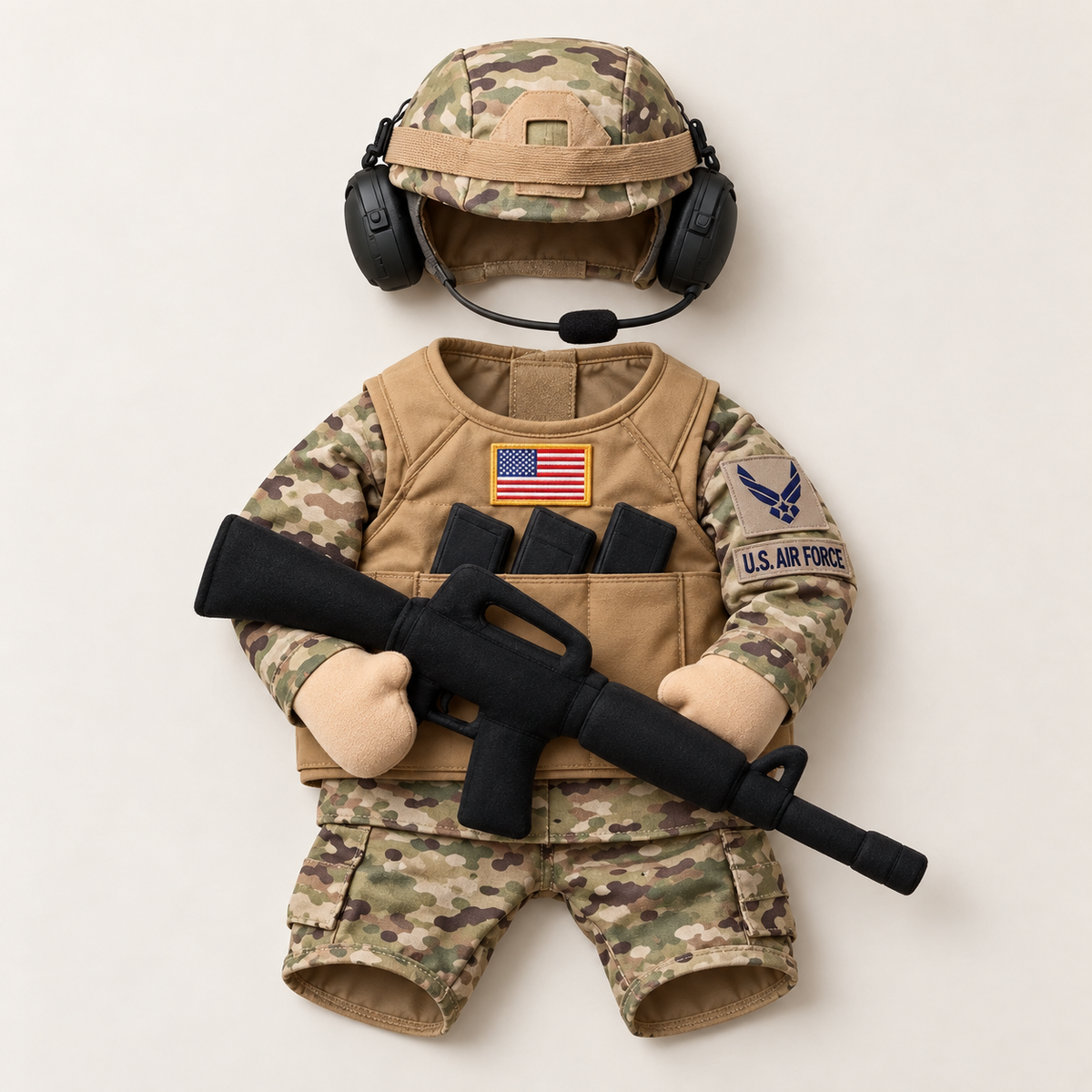 Doggy Tactical Costume Set
