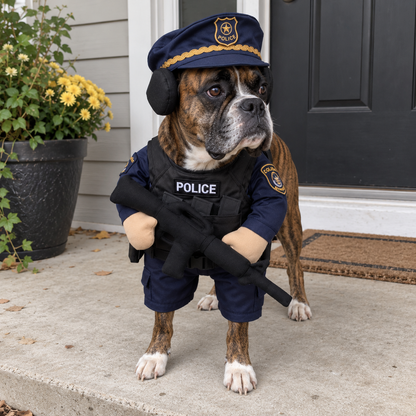 Doggy Tactical Costume Set