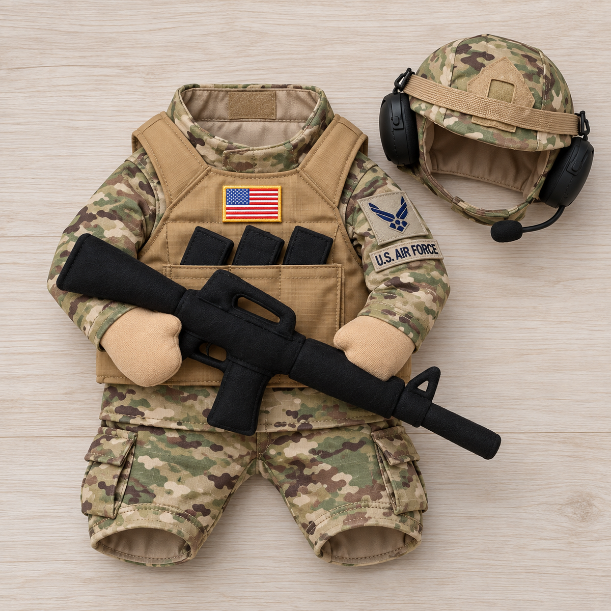 Doggy Tactical Costume Set