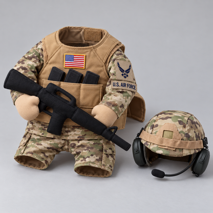 Doggy Tactical Costume Set