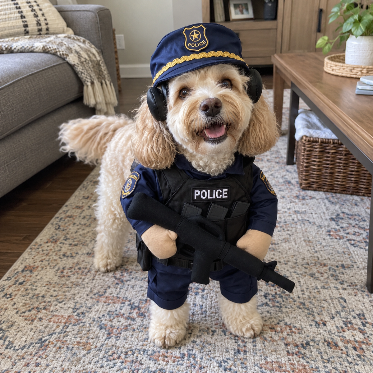 Doggy Tactical Costume Set