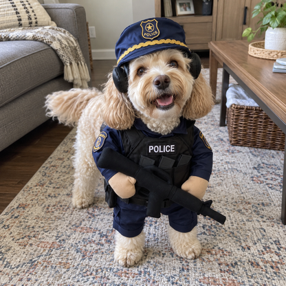 Doggy Tactical Costume Set