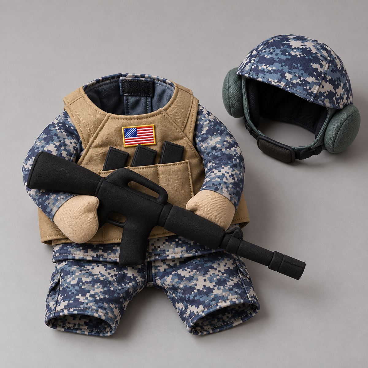 Doggy Tactical Costume Set