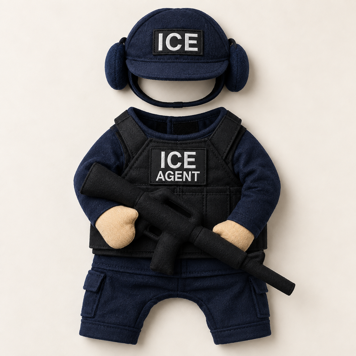 Doggy Tactical Costume Set