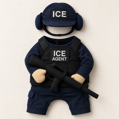 Doggy Tactical Costume Set
