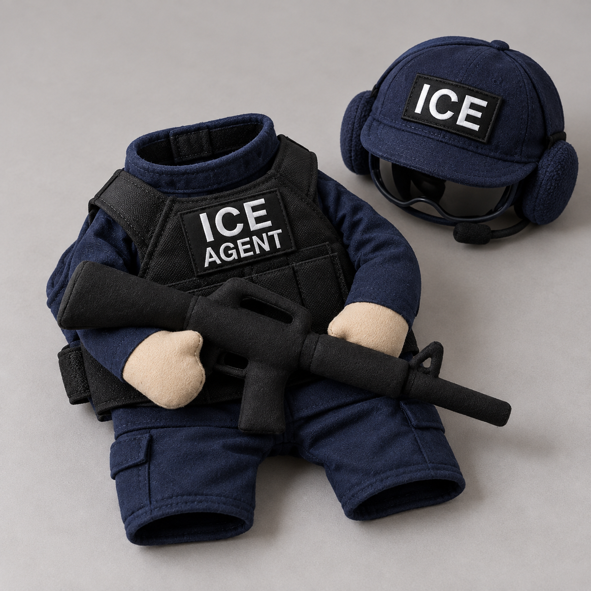 Doggy Tactical Costume Set