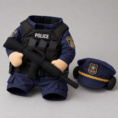 Doggy Tactical Costume Set
