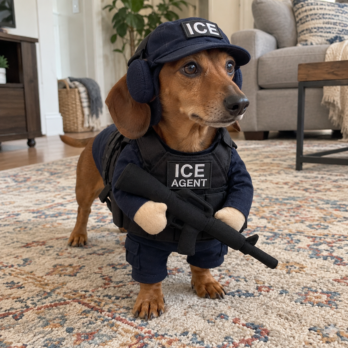 Doggy Tactical Costume Set