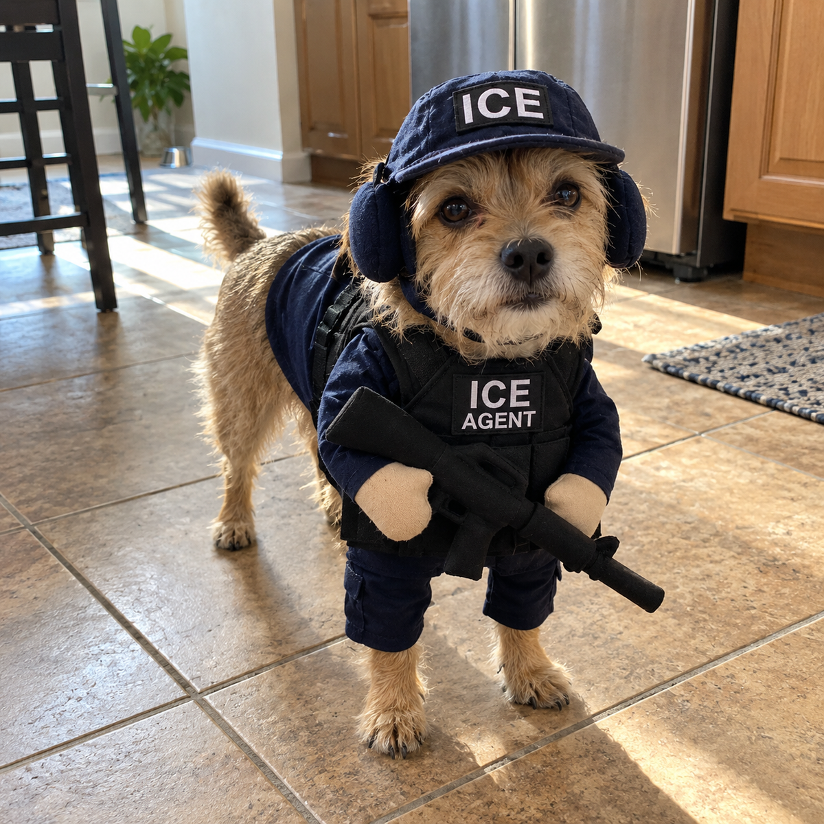 Doggy Tactical Costume Set